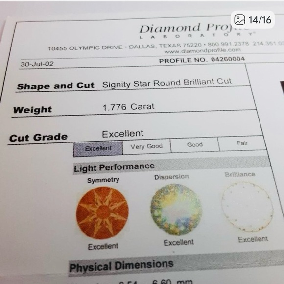 Signity Star Diamond and Baguette Sterling Ring By Michael Valitutti - Picture 12 of 14